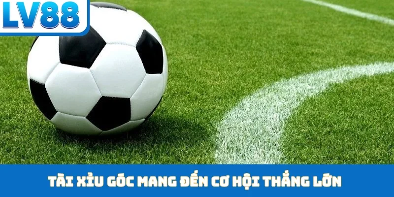 Tài xỉu góc mang đến cơ hội thắng lớn