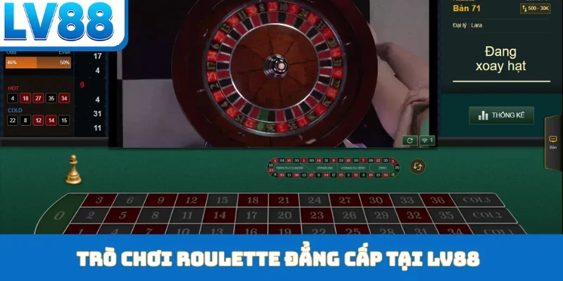 Trò chơi roulette đẳng cấp tại LV88